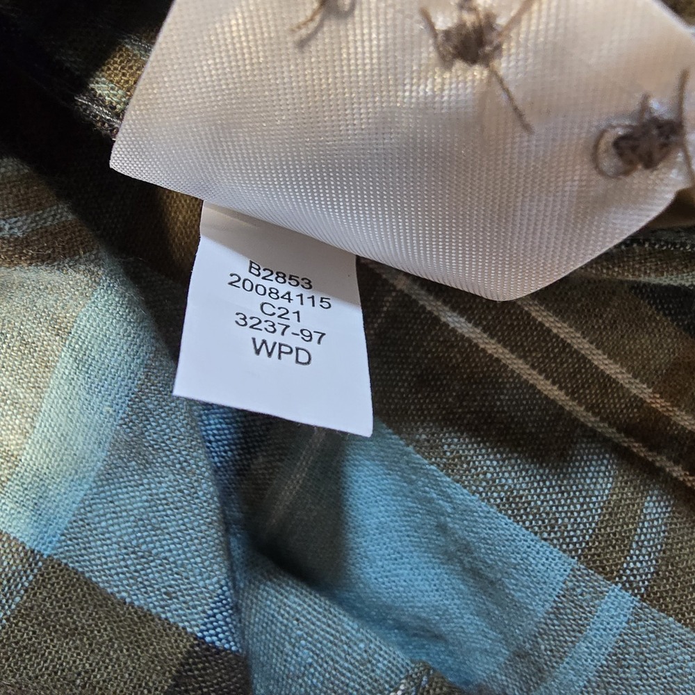 Best Made Co Long Sleeve Standard Indigo Blue Shirt Size Large Linen Cotton wip - Picture 3 of 8